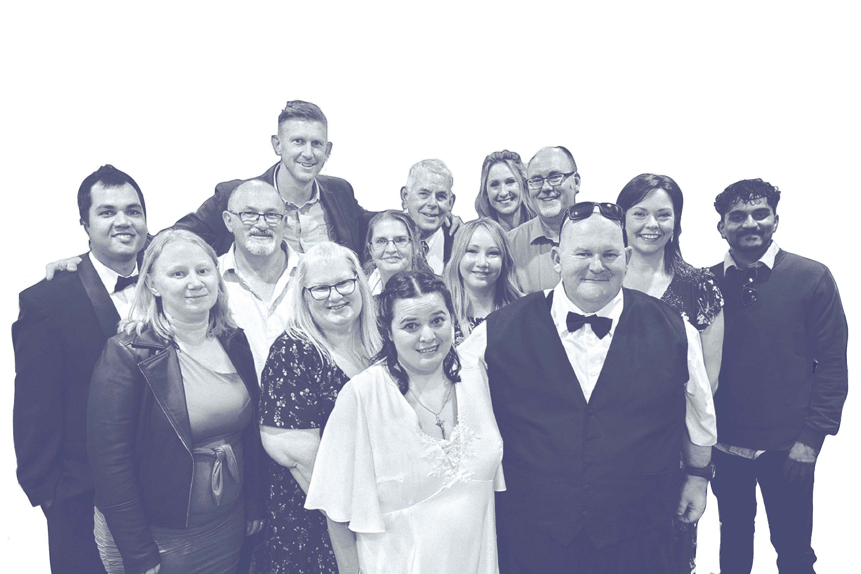 Group of team members